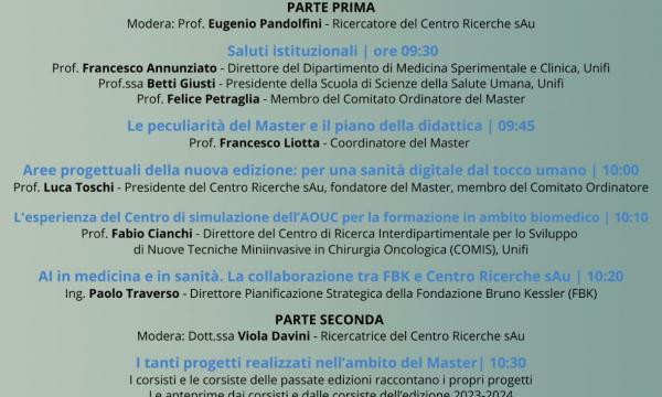 Presentazione della sesta edizione del Master in 